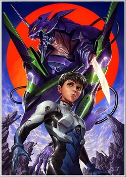 Постеры A3 Evangelion / Евангелион 007