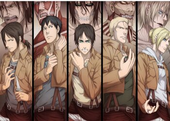Плакати А3 Attack on Titan / Атака Титанів 008