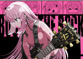 Плакаты A3 Bocchi the Rock / Забитая рокерша! 009
