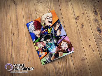 Boku no Hero Academia тетрадь на скобе