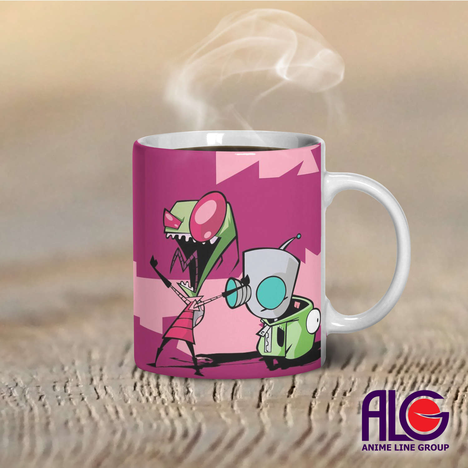 Чашка Invader Zim
