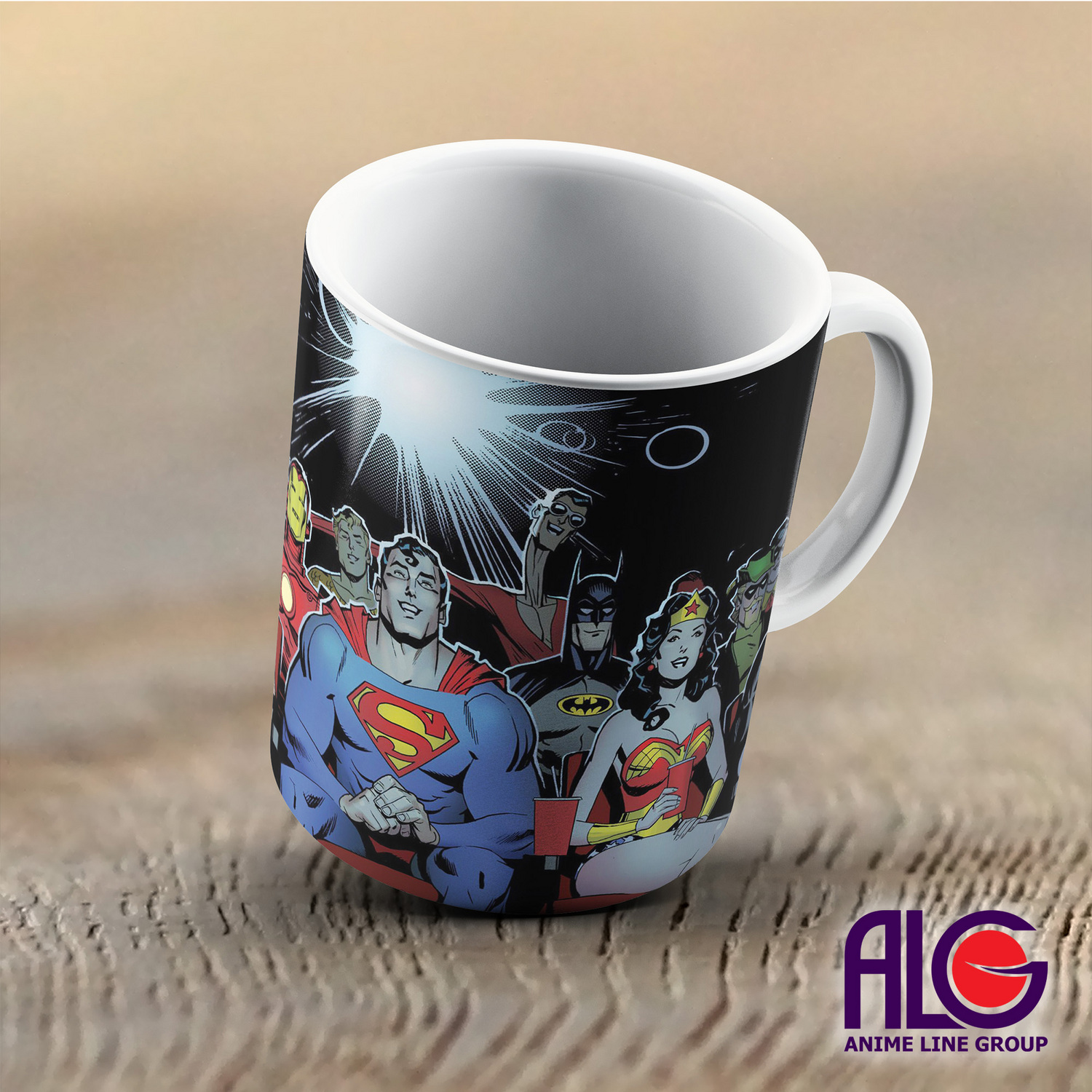 Чашка Superheroes