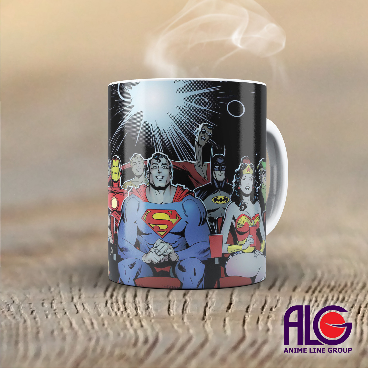 Чашка Superheroes