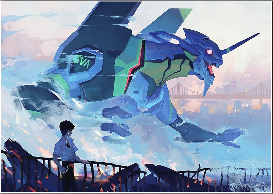 Плакати А3 Evangelion / Євангеліон 003