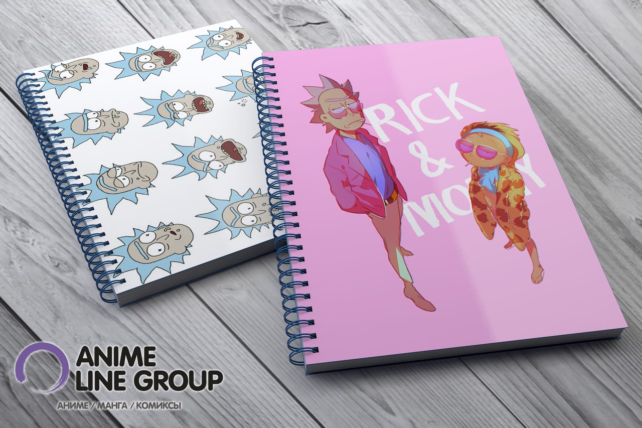 Скетчбук Rick and Morty