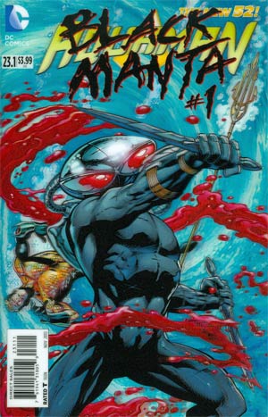 Aquaman #23.1 Black Manta Cover A 1st Ptg 3D Motion Cover