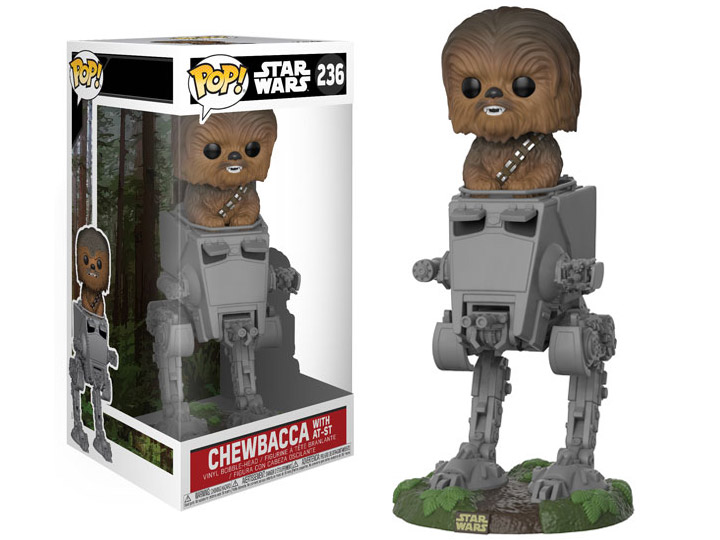Фігурка-башкотряс Funko Чубакка і AT-ST Зоряні Війни | Chewbacca with AT-ST Star Wars