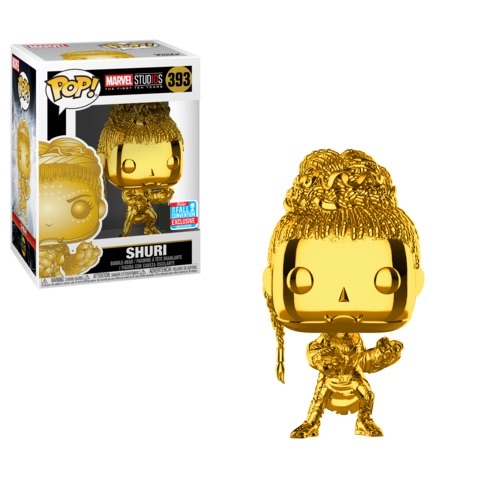 Фигурка-башкотряс Funko Шури GOLD | Shuri GOLD Marvel Stud10s The First Ten Years (ЭКСКЛЮЗИВ)