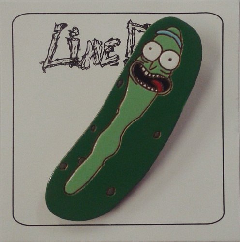 Дерев’яний значок Огірок Рік (Рік і Морті) | Pickle Rick (Rick and Morty)
