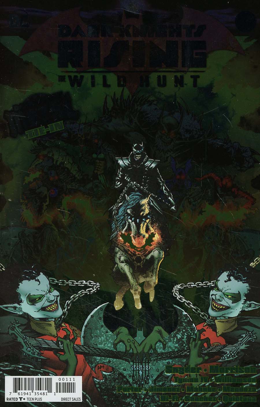 Dark Knights Rising. The Wild Hunt #1 Cover A Regular Doug Mahnke Foil-Stamped Cover (Dark Nights: Metal Tie-In)