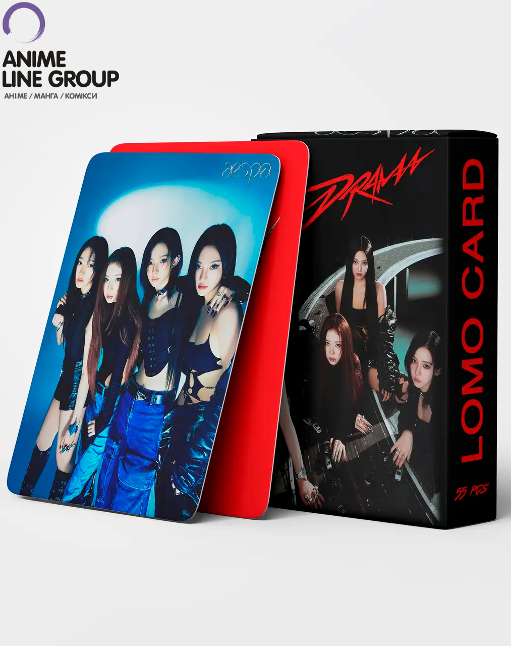 Ломо Карти Lomo Card Aespa Drama 4th Mini Album 55 штук
