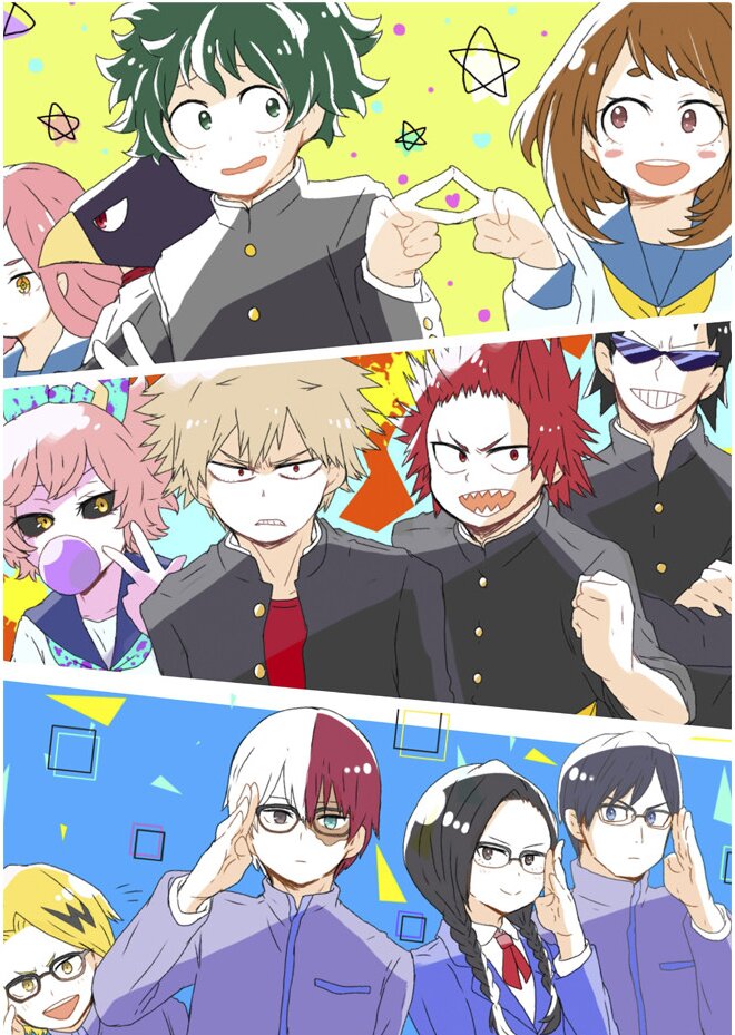 Плакати А3 Boku no Hero Academia / Моя Академія 009