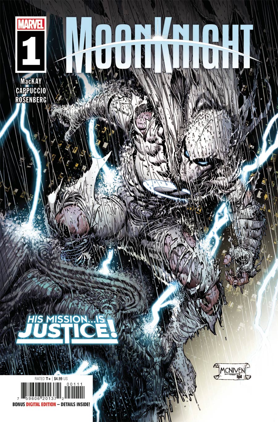 Moon Knight #1 Cover A Regular Steve McNiven Cover
