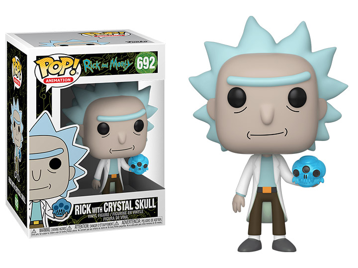 Фігурка Funko Рік з кришталевим черепом (Рік і Морті) | Rick with Crystal Skull (Rick and Morty)
