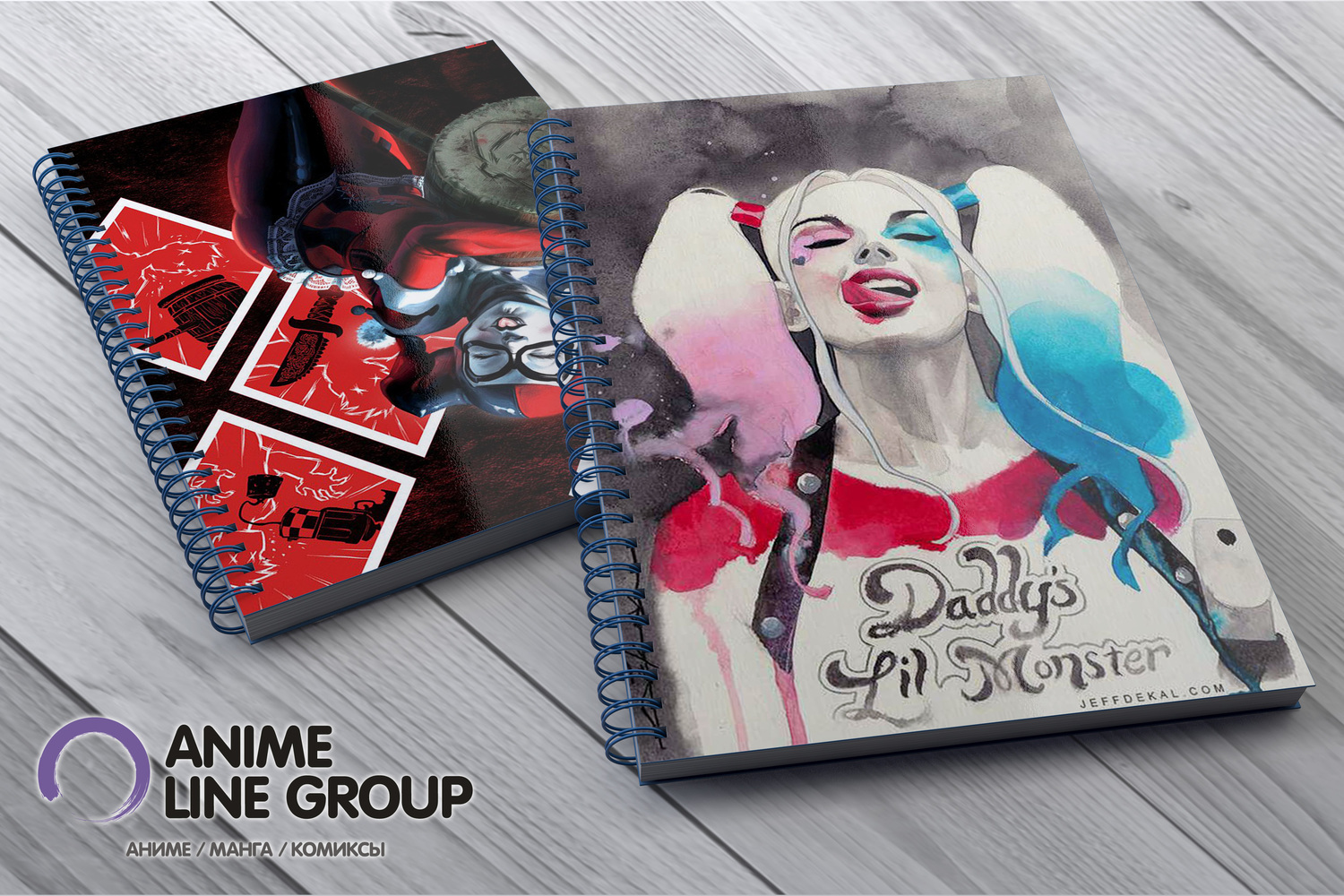 Скетчбук Harley Quinn