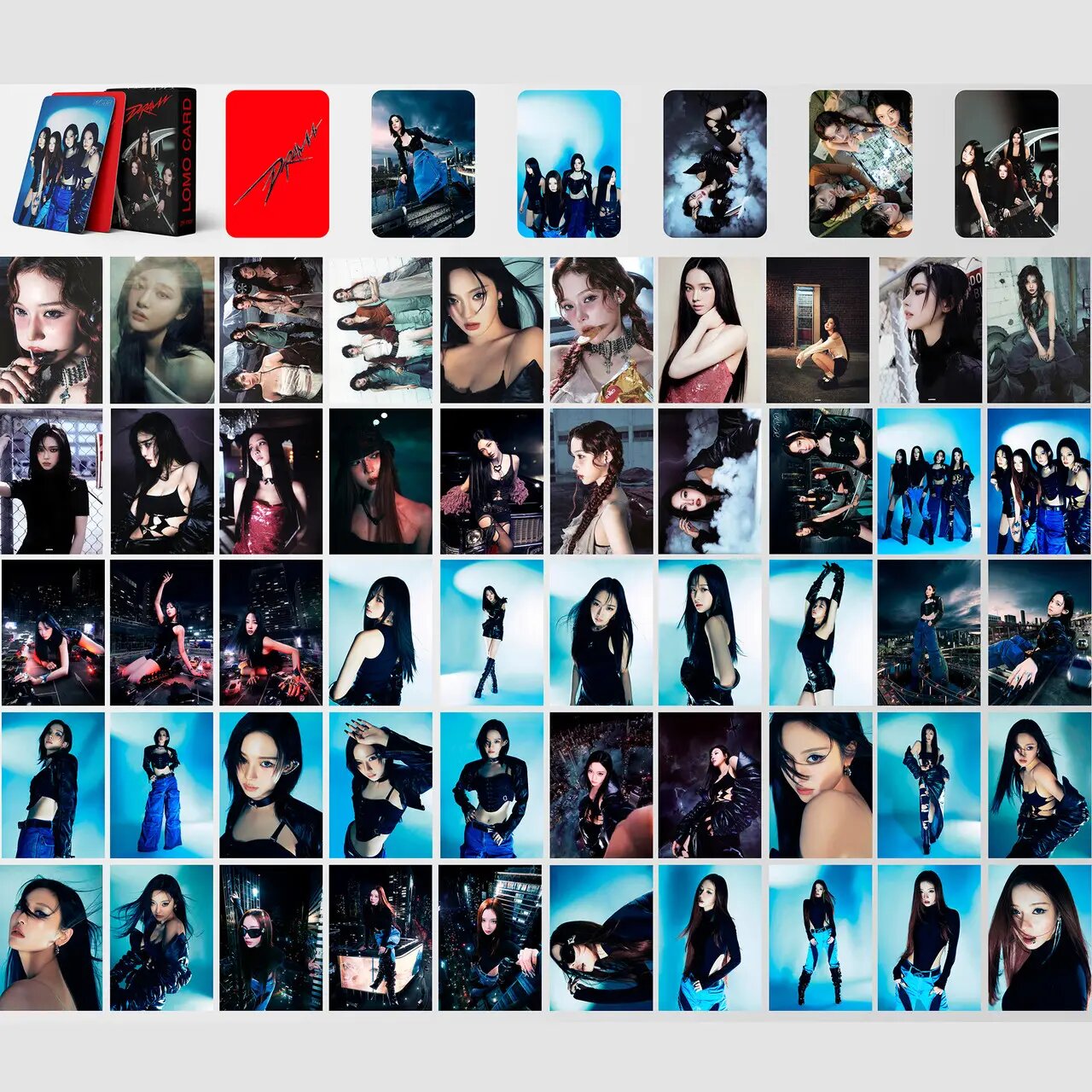 Ломо Карти Lomo Card Aespa Drama 4th Mini Album 55 штук
