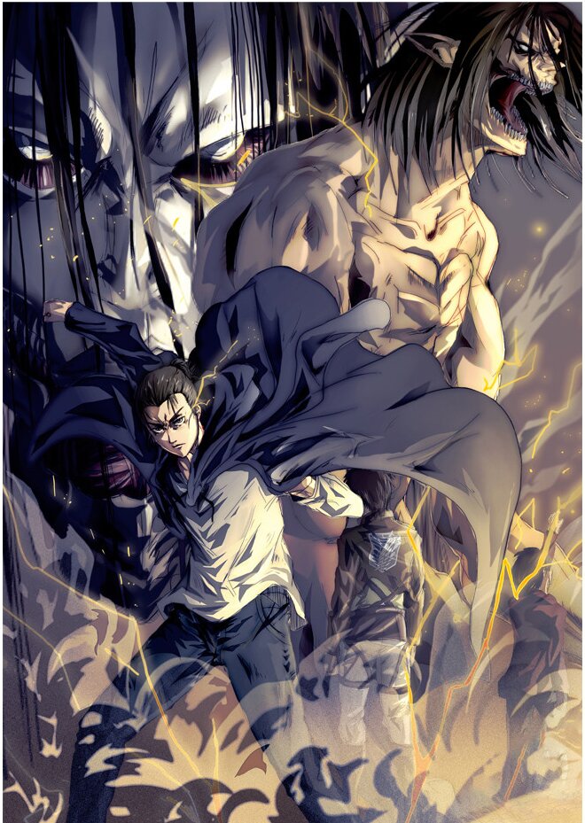 Плакати А3 Attack on Titan / Атака Титанів 017