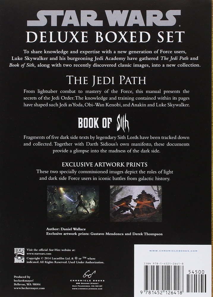 Star Wars. The Jedi Path. Book of Sith. Deluxe Box Set HC / Slipcase (Колекційне видання)