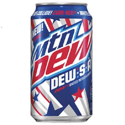 Mountain Dew DEW.S.A. 3 смаки (банка 355 мл)
