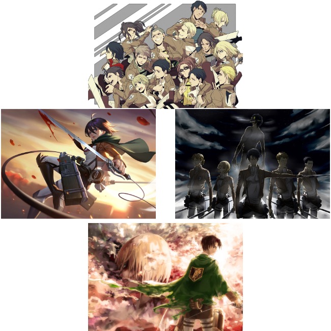 Плакаты A3 Attack on Titan / Атака Титанов 003
