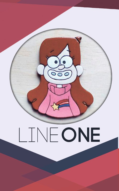 Дерев'яний значок Мейбл Гравіті Фолз | Mabel Gravity Falls