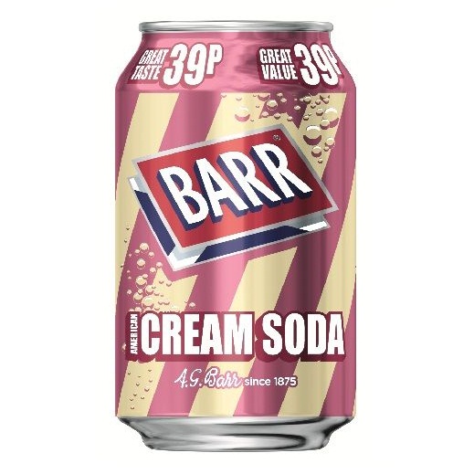 Barr American Cream Soda Американська крем-сода (банка 330 мл)