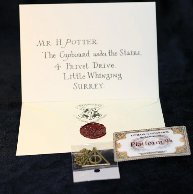 Лист з Хогвартса Гаррі Поттер | Hogwarts Acceptance Letter Harry Potter