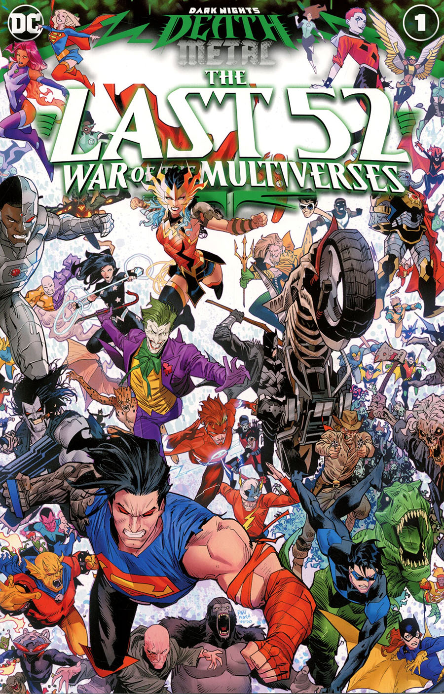 Dark Nights: Death Metal. The Last 52. War of the Multiverses Cover A Regular Dan Mora Cover One Shot