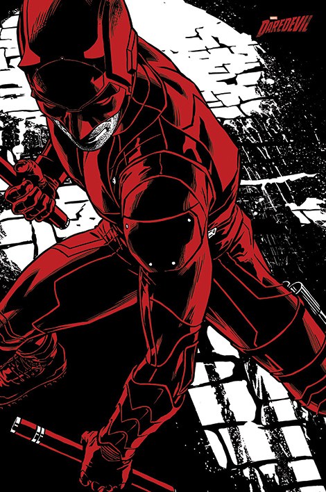 Офіційний постер Сорвиголова | Daredevil Netflix