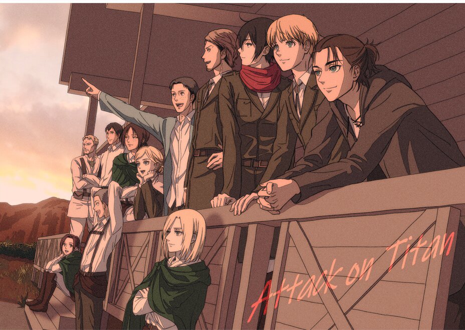 Плакати А3 Attack on Titan / Атака Титанів 009
