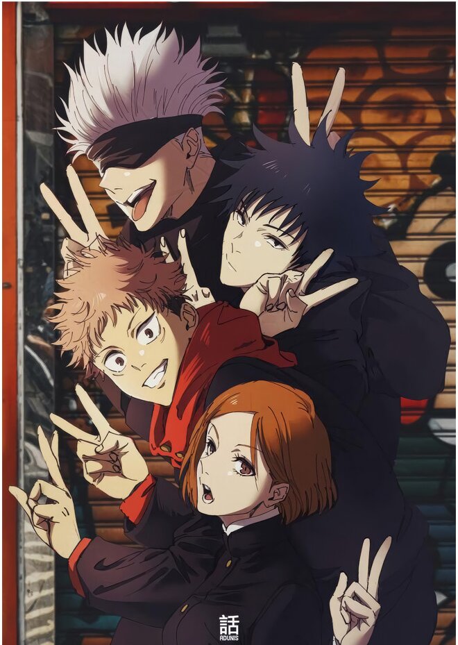 Плакаты A3 Jujutsu Kaisen / Магическая битва 021