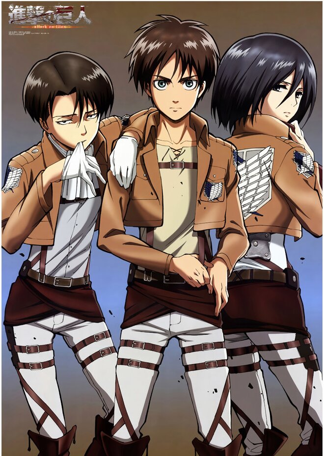 Плакати А3 Attack on Titan / Атака Титанів 023