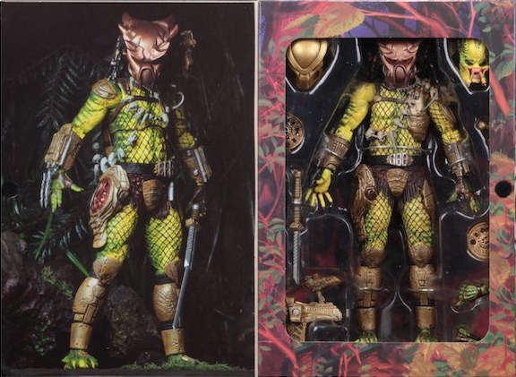 Фігурка NECA Хижак Старійшина Золотий Ангел | Ultimate Elder The Golden Angel Predator 2