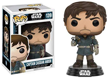 Фігурка-башкотряс Funko Капітан Касіян Андор Зоряні Війни Ізгой-один | Captain Cassian Andor Star Wars Rogue One
