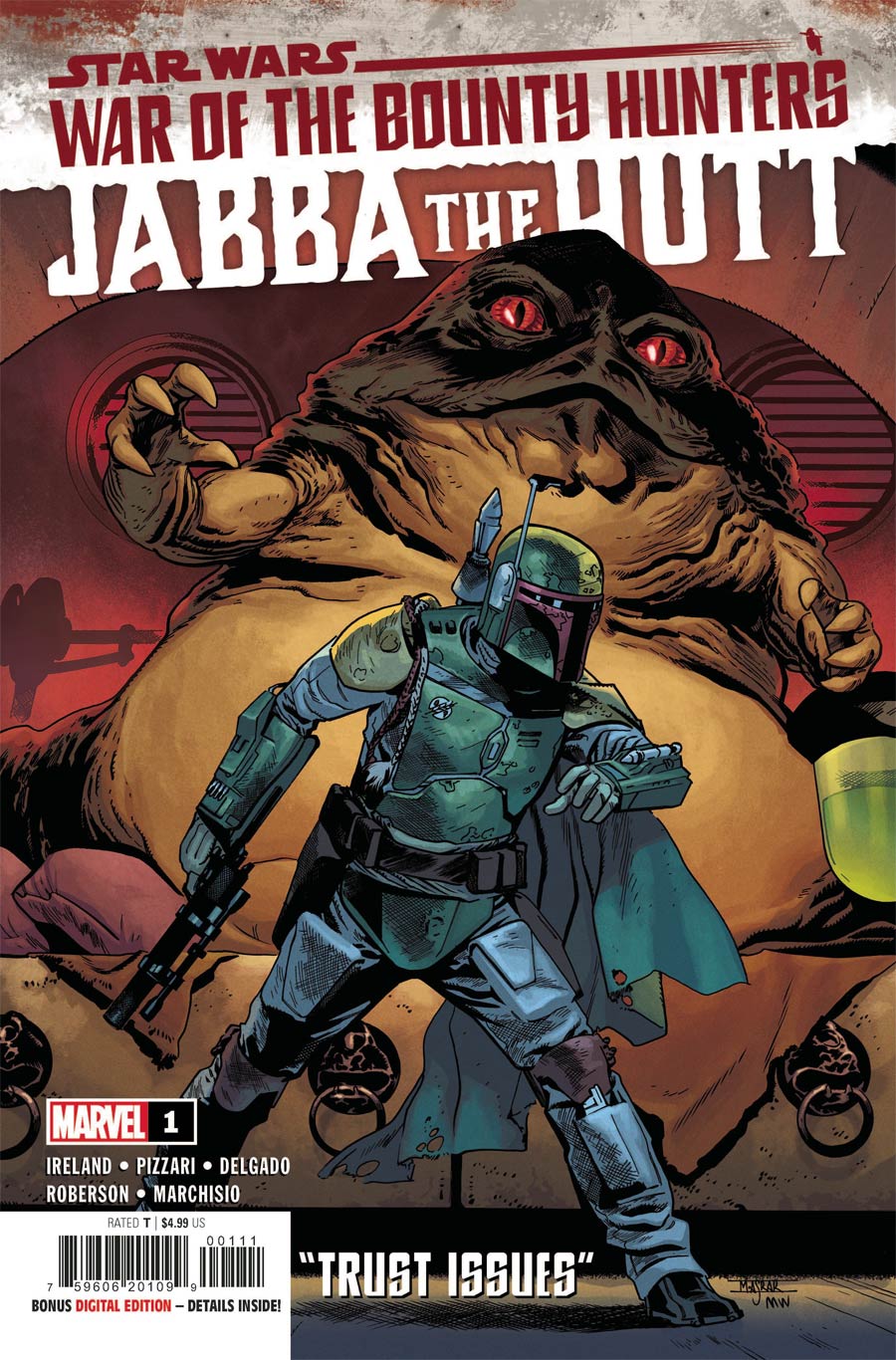 Star Wars. War of the Bounty Hunters. Jabba The Hutt #1 Cover A Regular Mahmud Asrar Cover One Shot