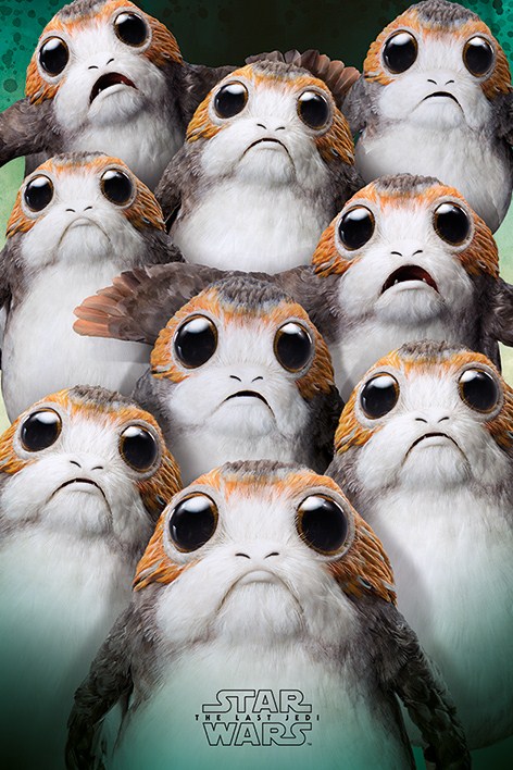 Официальный постер Порг Звёздные Войны | Porg Star Wars