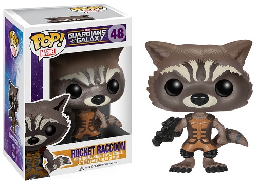 Фігурка-башкотряс Funko Реактивний Їжак Стражі Галактики / Rocket Raccoon Guardians of the Galaxy