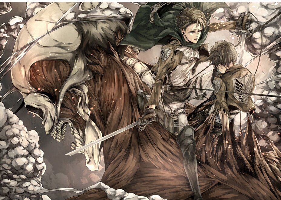 Плакаты A3 Attack on Titan / Атака Титанов 005