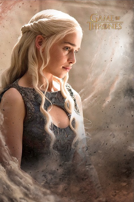 Офіційний постер Дейнеріс Таргарієн Гра Престолів | Daenerys Targaryen Game of Thrones