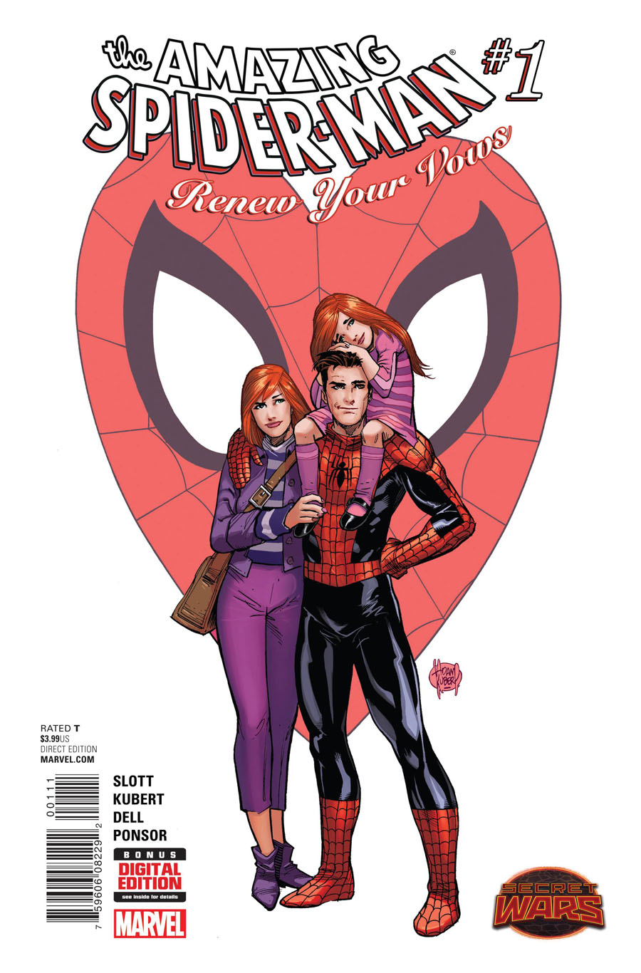 Amazing Spider-Man. Renew Your Vows #1 Cover A Regular Adam Kubert Cover (Secret Wars Warzones Tie-In)