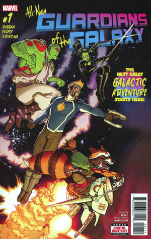 All-New Guardians of the Galaxy # 1 Cover A Regular Aaron Kuder Cover
