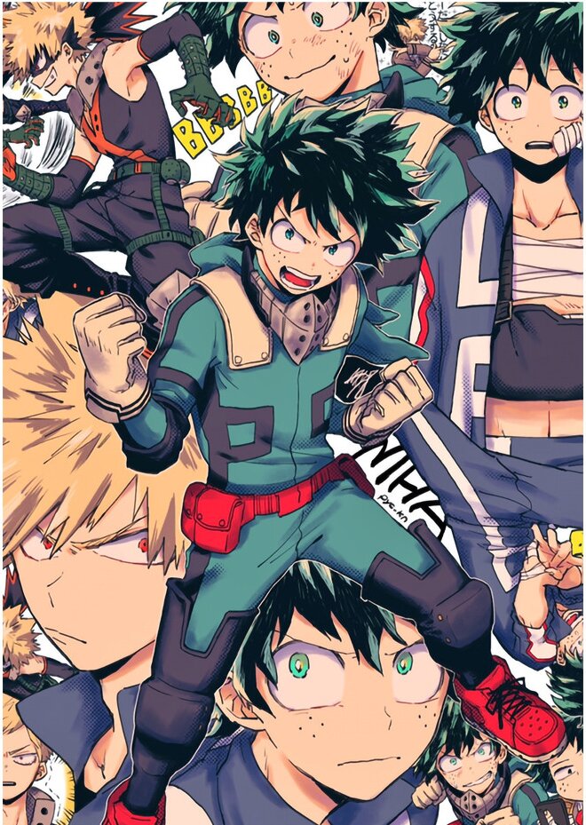 Плакати А3 Boku no Hero Academia / Моя Академія 008