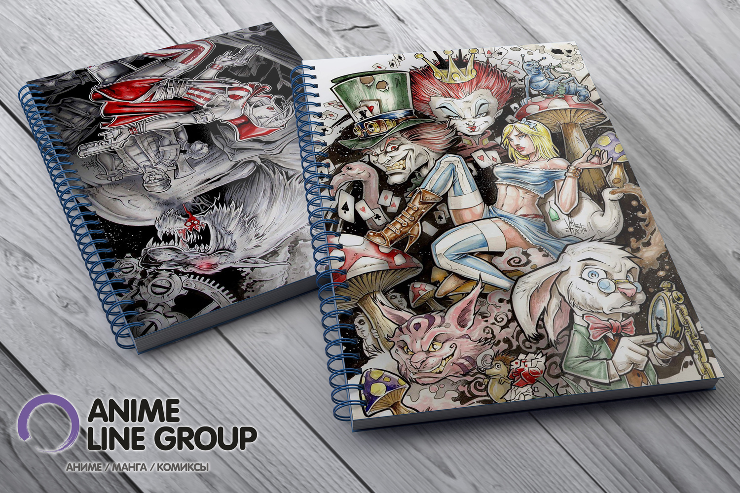 Скетчбук Alice in Wonderland