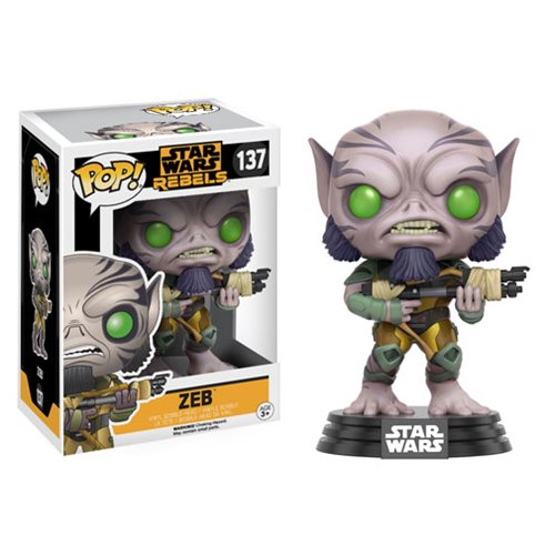 Фігурка-башкотряс Funko Зеб Зоряні Війни Повстанці | Zeb Star Wars Rebels