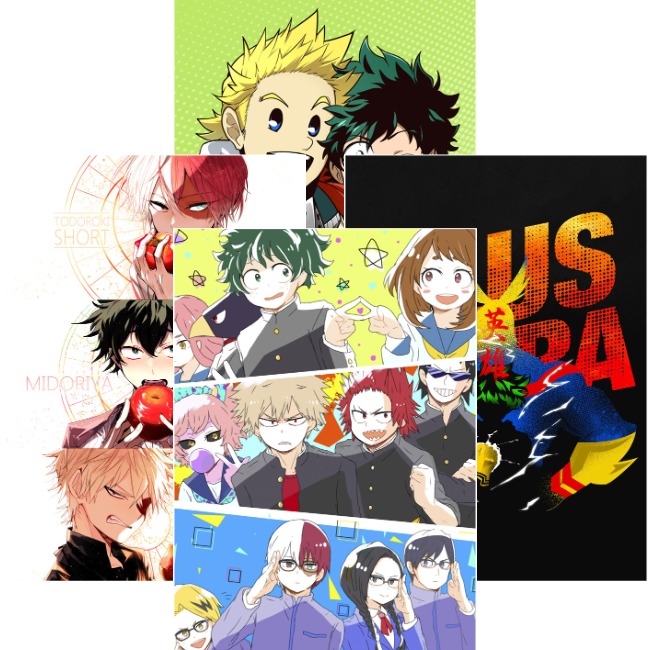 Плакати А3 Boku no Hero Academia / Моя Академія 009